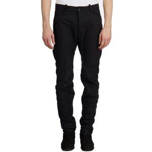 MASNADA Men's Distressed Detail Cargo Pants Men BLACK